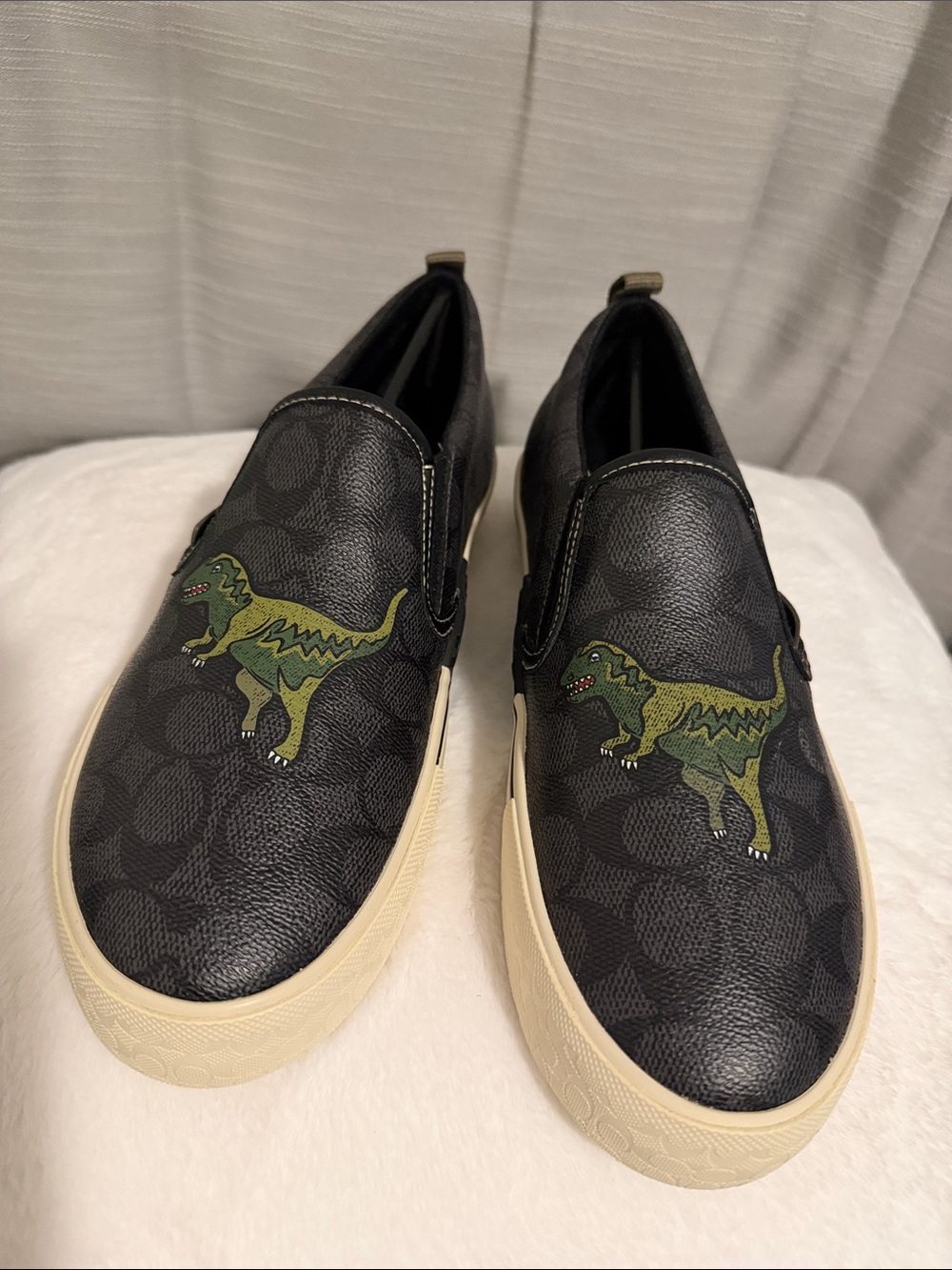 Coach Signature Rexy Shoes sz 8.5 D Black NEW